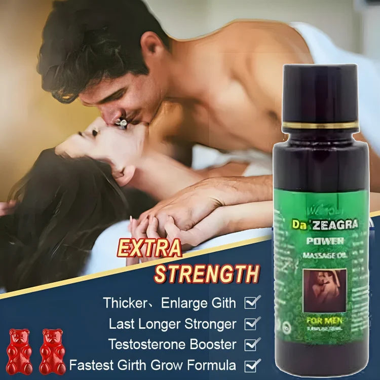 DA ZEAGRA HERBAL POWER MASSAGE OIL - NEW FORMULA